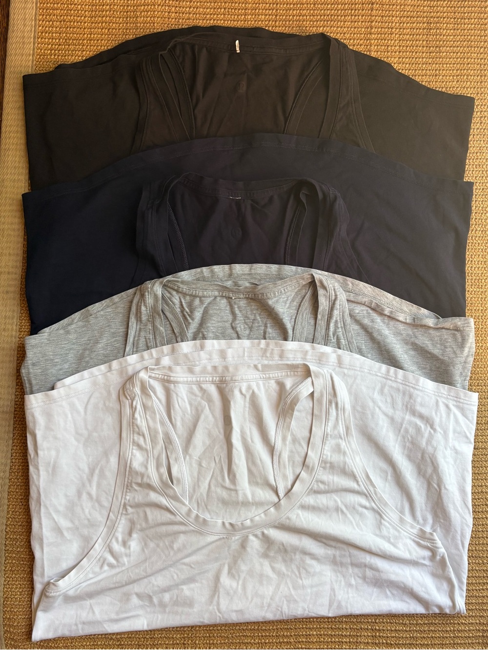 LOT Lululemon “Love” tank tops